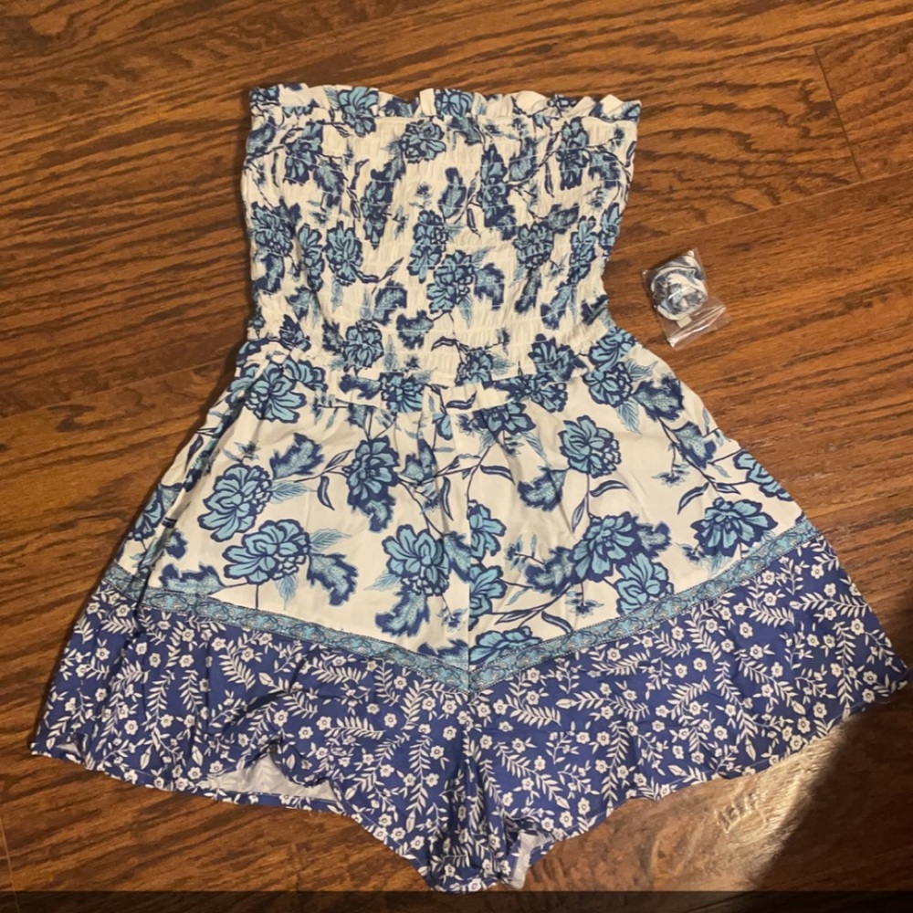 size small romper with straps